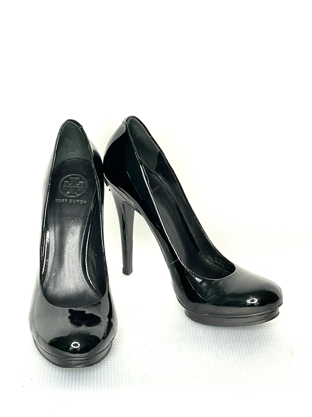 Tory Burch Jude Patent Leather Heels Black Size 10 Stiletto